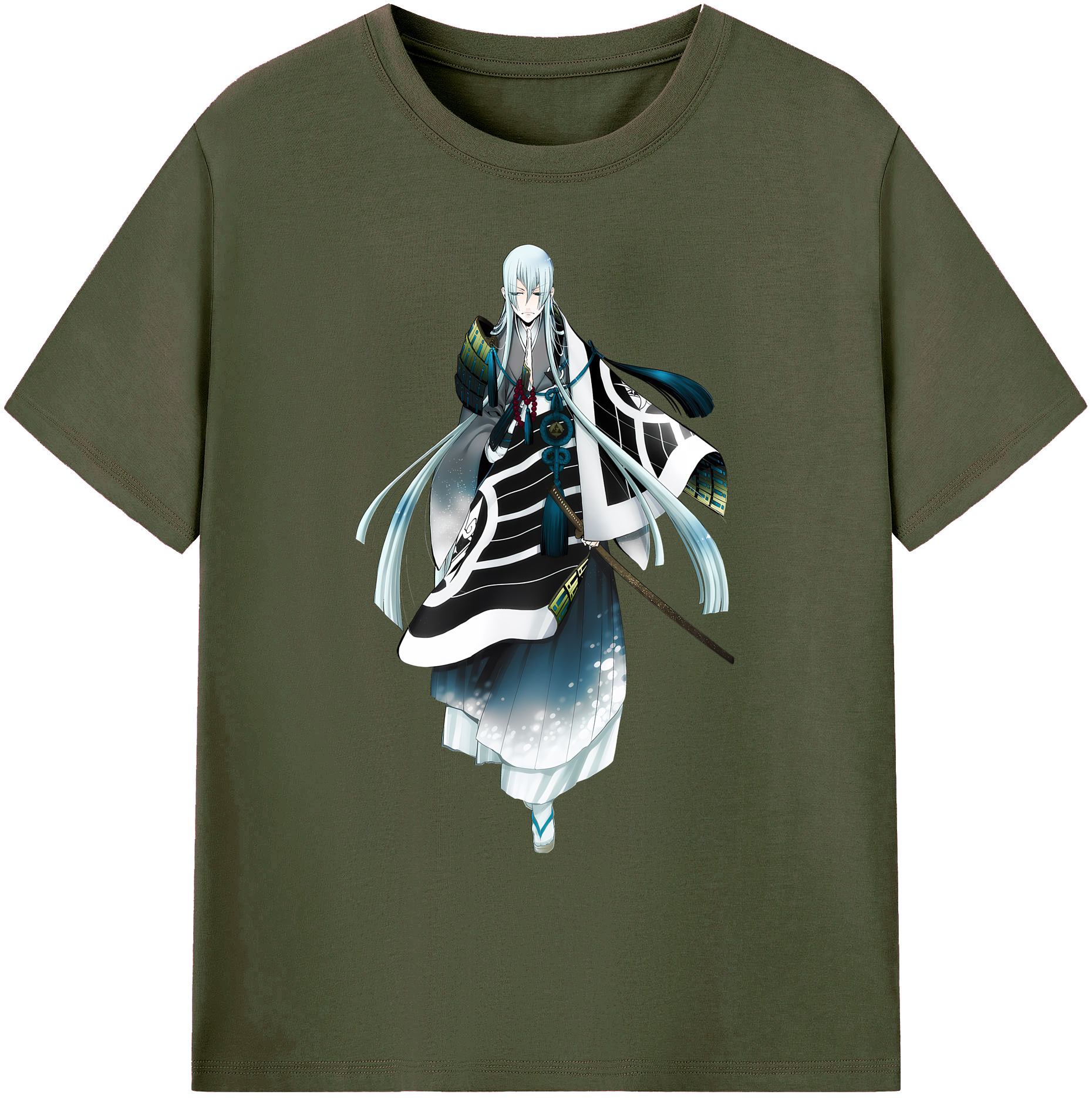 （画像用） 刀剣乱舞 Touken Ranbu 綿100％ メンズ半袖Tシャツ｜肌触りやわらか＆通気性